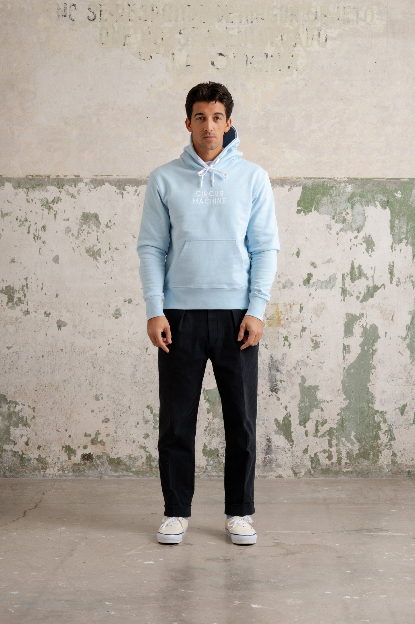 Hoodie Blue Sky Embroidery